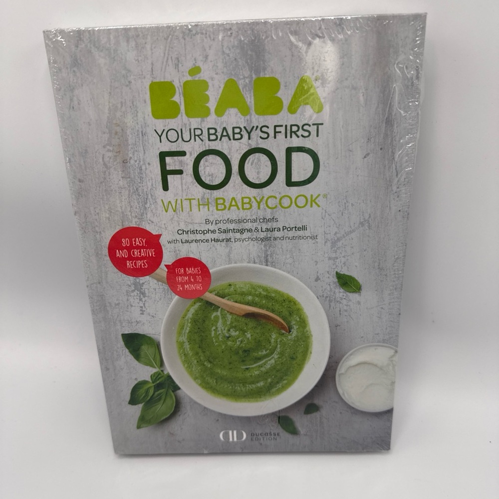 Béaba Your Baby's First Food With Babycook Book 80 Recipes Cookbook Infant